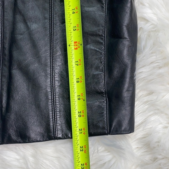 Vintage Wilsons Leather Black Moto Jacket - Picture 6 of 11